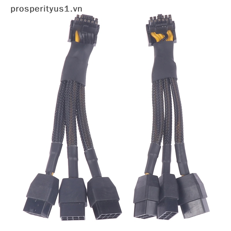 Đầu Nối Chuyển Đổi GPU RTX4090 RTX4080 series 16AWG 4x8pin 3x8pin Sang 16P (12 + 4) Pcie 5.0 Chuyên Dụng