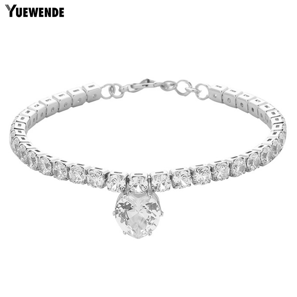 Vòng Cổ Đính Pha Lê Giả Hình Trái Tim Cho Thú Cưng