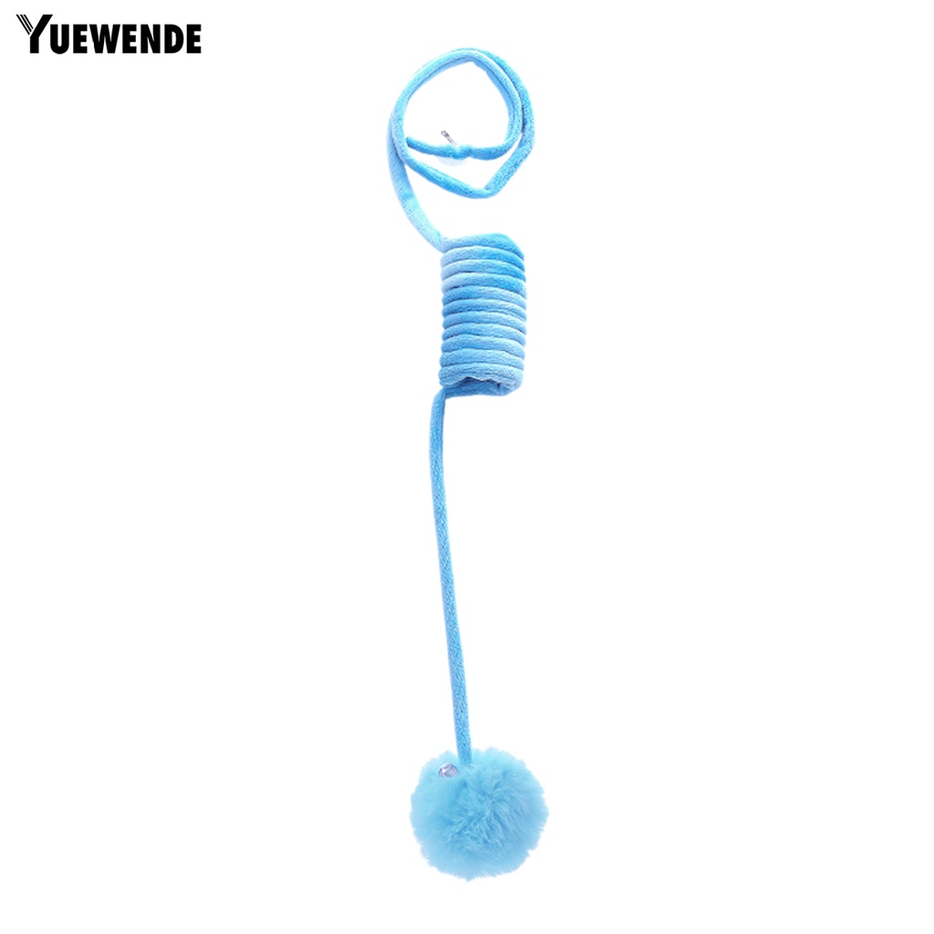 Đồ Chơi Bóng Gắn Lò Xo Chống Trầy Xước Độ Co Giãn Cao Vui Nhộn Cho Mèo Cưng