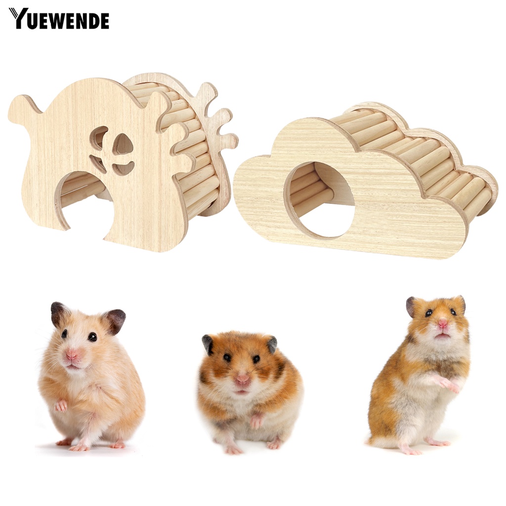 Yq.e Guinea Ổn Định Hình Dạng Sáng Tạo Cạnh Mịn Chống Cắn Chống Ẩm Không Chứa Chất Nhờn Cho Hamster Guinea Pig Hideout Với Thang