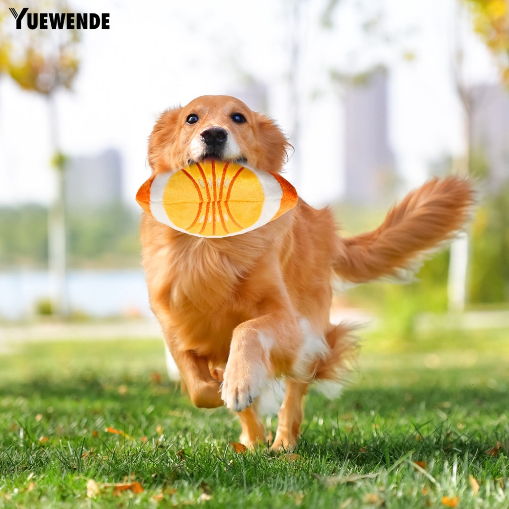 Yq.e Đồ Chơi Mài Chó Hình Quả Cam Nhồi Bông Mềm Mại Co Giãn Chống Cắn