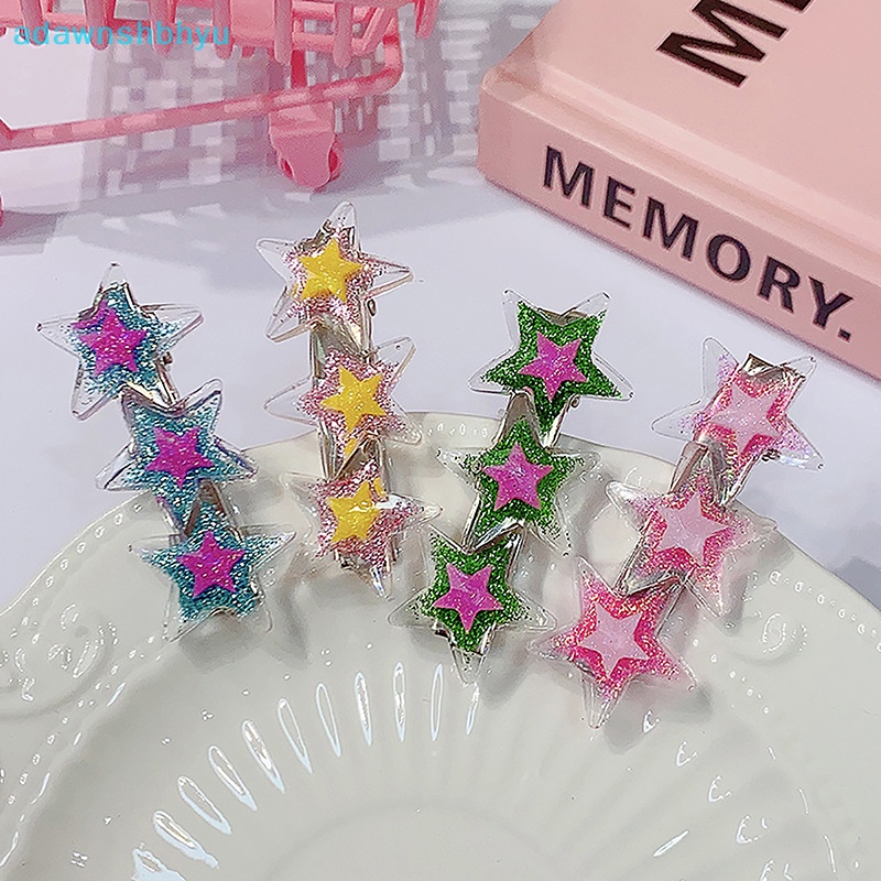Kẹp Tóc Hình Ngôi Sao Trong Suốt Lấp Lánh Thời Trang Cho Nữ