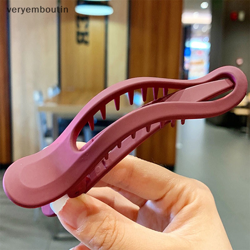 Kẹp Tóc Mỏ Vịt Bằng Nhựa Màu Sắc Ngọt Ngào Cho Nữ