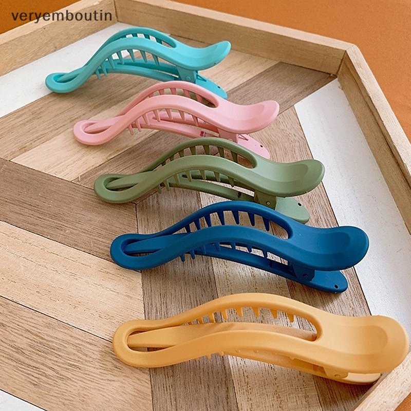 Kẹp Tóc Mỏ Vịt Bằng Nhựa Màu Sắc Ngọt Ngào Cho Nữ