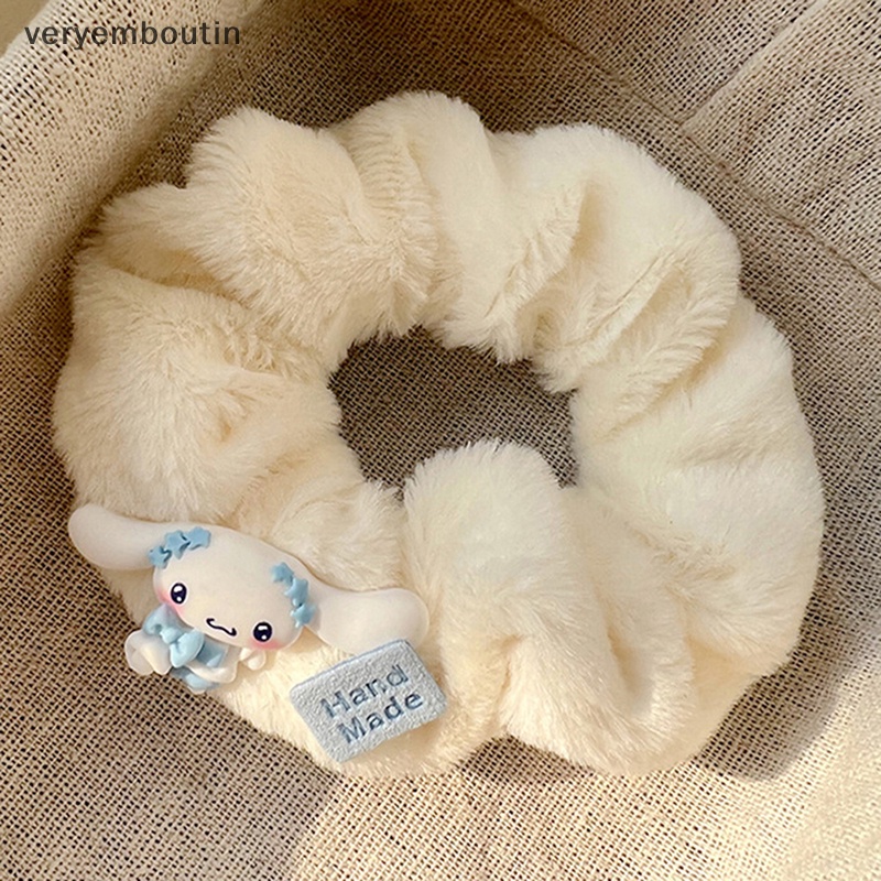 In Handmade Dây Buộc Tóc Hình Chú Chó Tai To Nhồi Bông cinnamon Mềm Mại Dành Cho Bé Gái Vào Mùa Đông