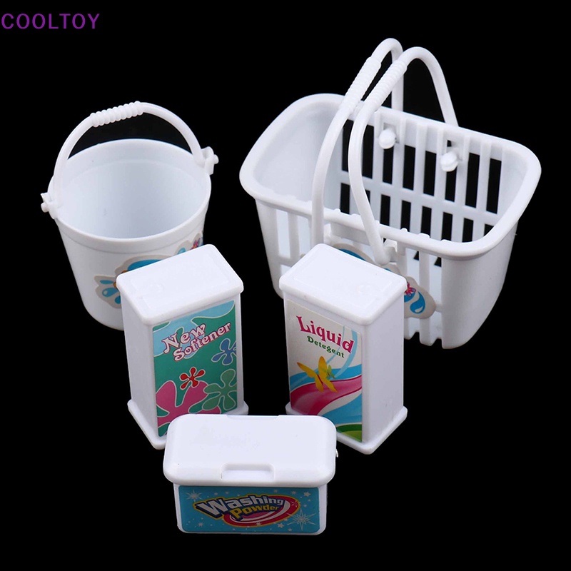 Cooltoy Bộ Đồ Chơi Xô Đựng Chất Tẩy Rửa Vệ Sinh Cho Nhà Búp Bê