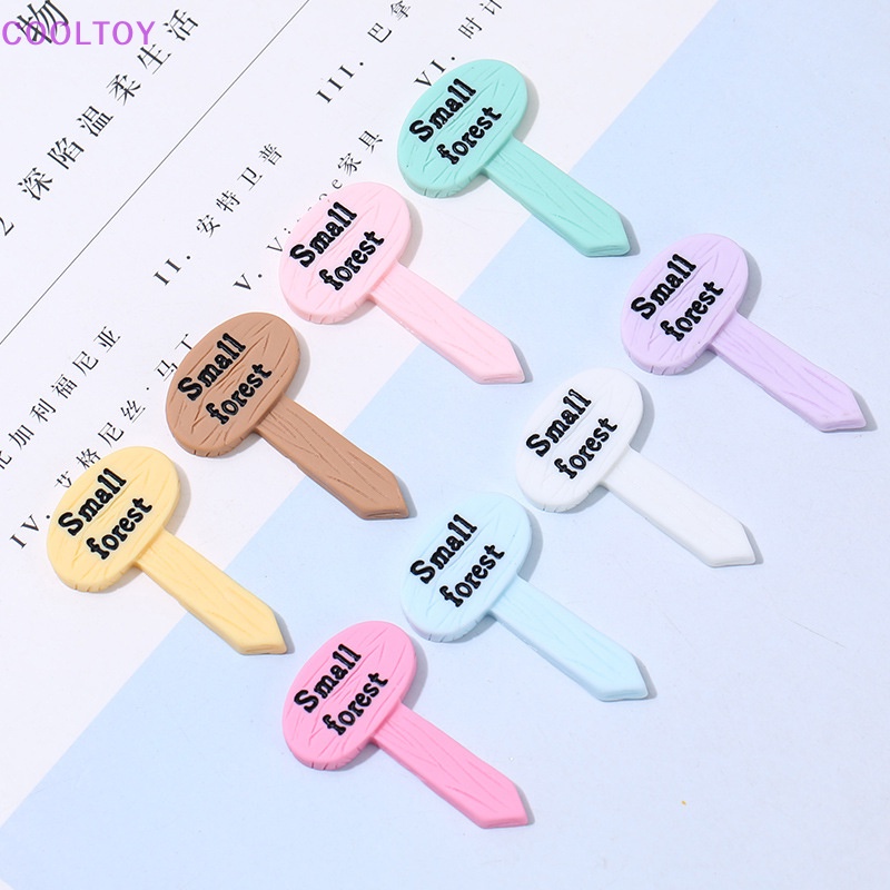 Cooltoy Set 10 Mô Hình Biển Báo Rừng Màu Sắc Cỡ Nhỏ 1: 12 Trang Trí Nhà Búp Bê