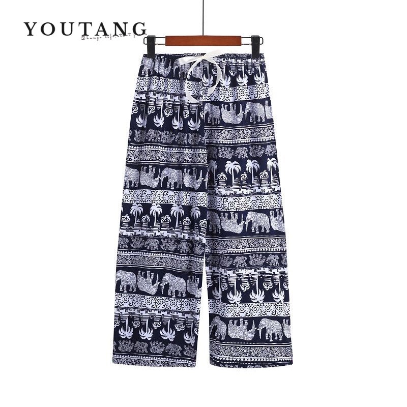 Quần ống rộng YOUTANG mát mẻ thoải mái thoáng khí