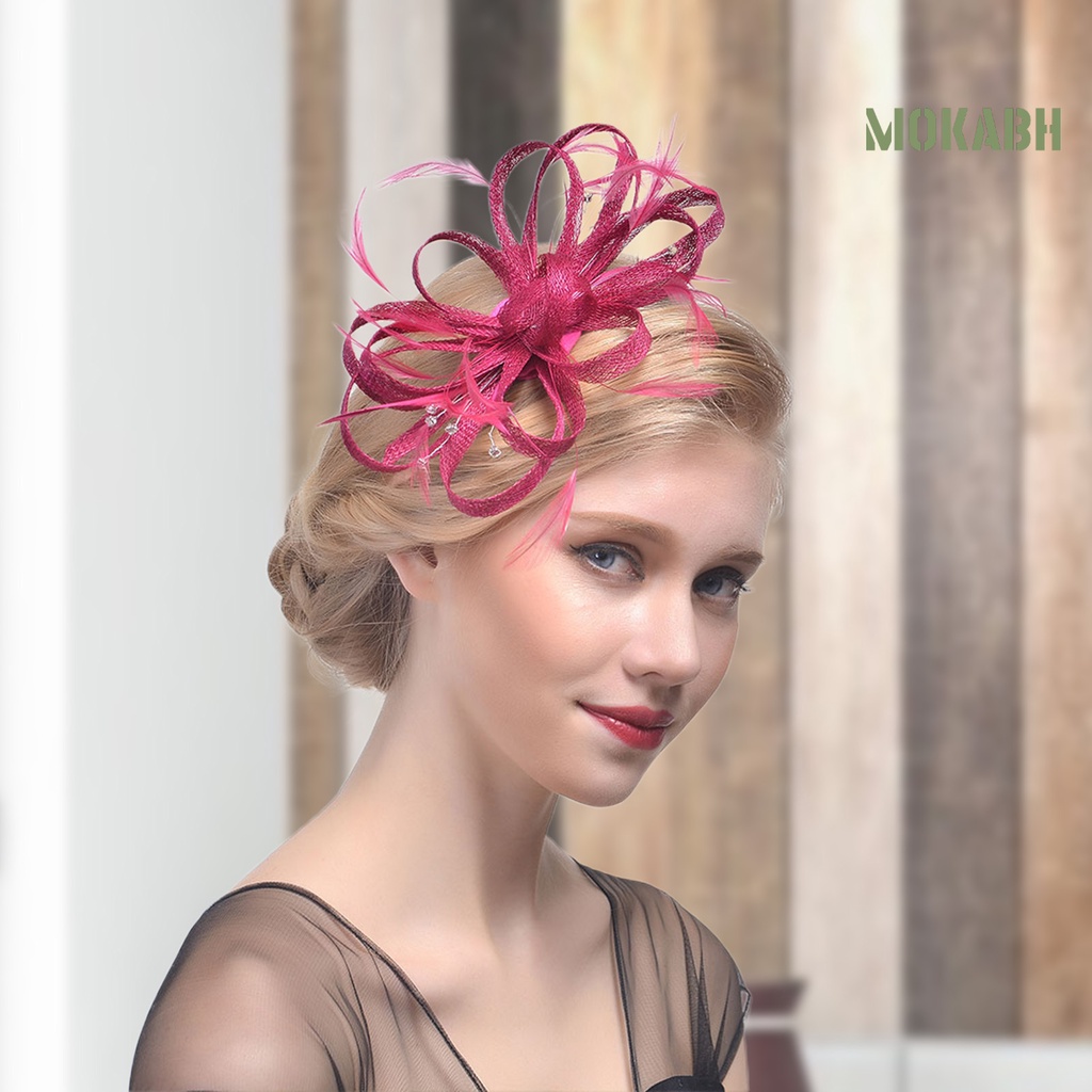 Trâm Cài Tóc Đính Đá Hình Bông Hoa Phong Cách Vintage Dành Cho Cô Dâu