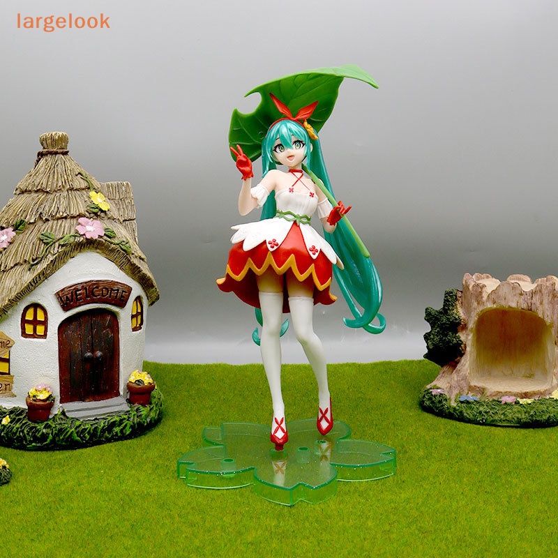 Mô Hình Nhân Vật Hatsune Miku Cầm Lá 13cm