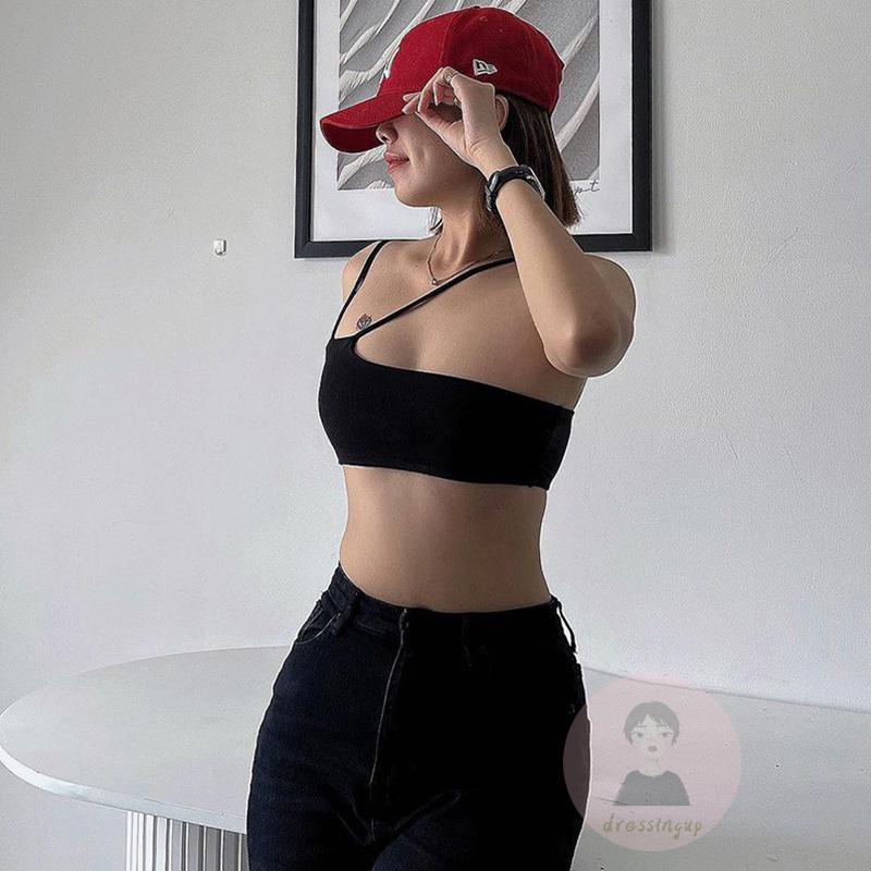 Áo Hai Dây Hở Lưng Dáng Ôm Thời Trang Mùa Hè Quyến Rũ Cho Nữ