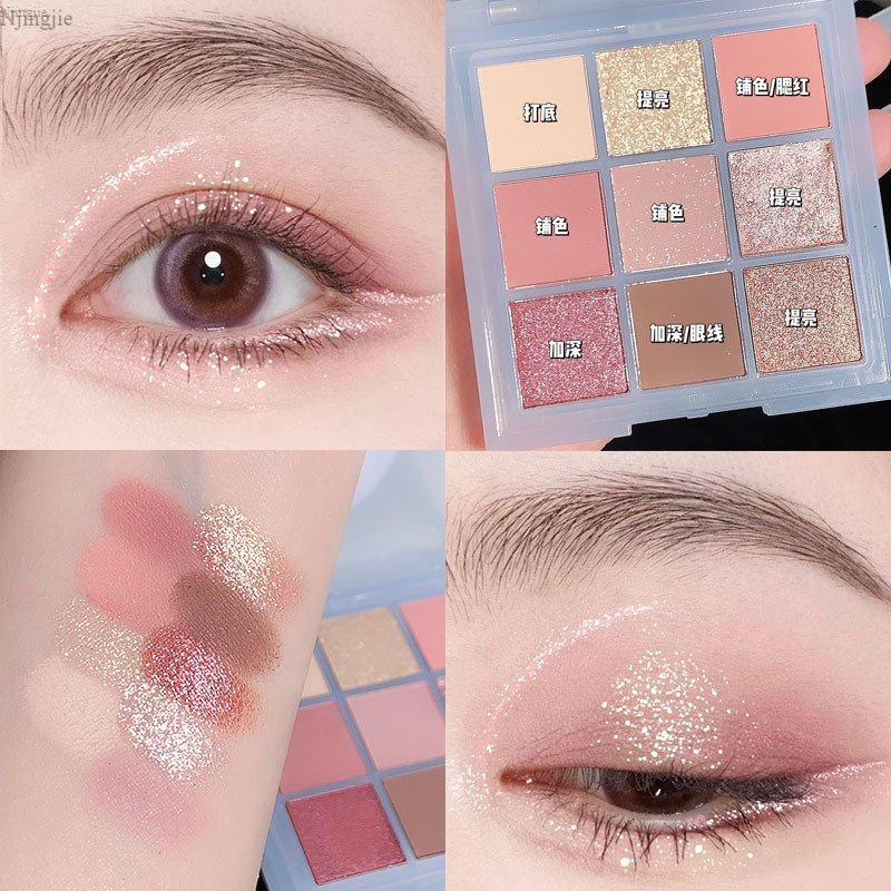 Bảng Phấn Mắt CAPPUVINI Màu Sắc Tươi Tắn Dễ Phối Dễ Sử Dụng