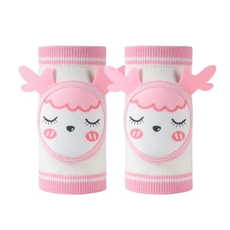 1 Cặp Đệm Bảo Vệ Đầu Gối Co Giãn Chống Trượt Cho Bé Tập Bò