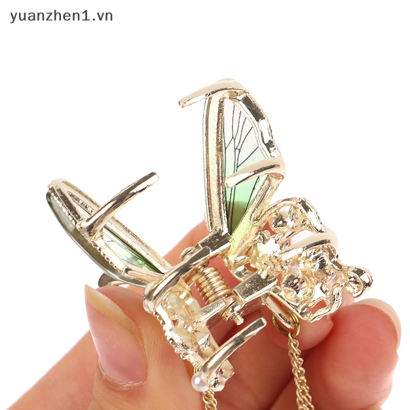 Kẹp Tóc Cá Mập Đính Đá Lấp Lánh Chất Lượng Cao Cho Nữ