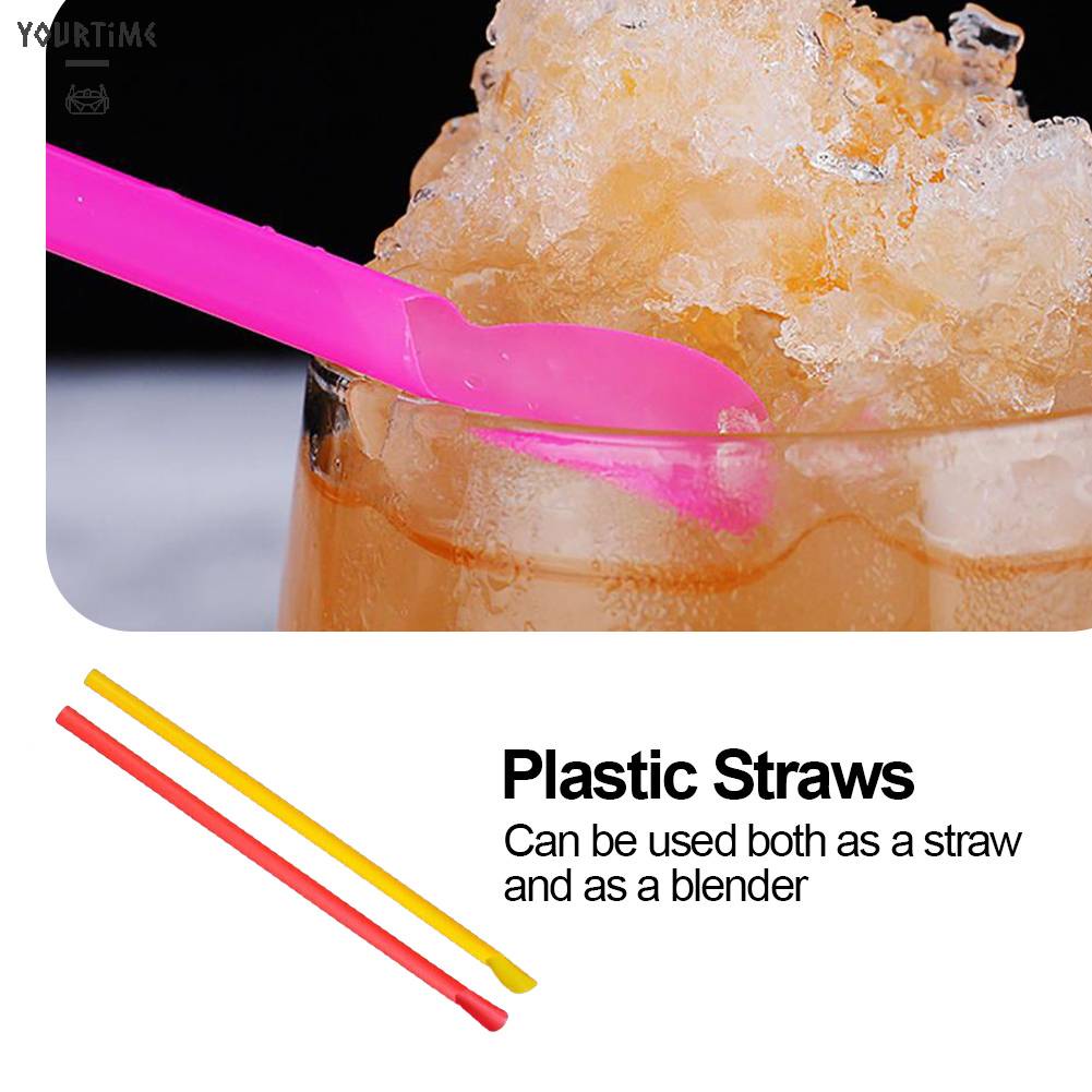 Set 100 Ống Hút Thẳng Bằng Thép Không Gỉ Dùng Cho Các Bữa Tiệc