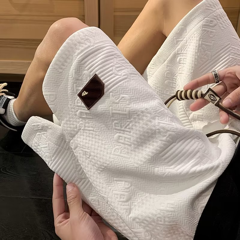 Quần Short Thể Thao Lưng Thun Dáng Rộng Cỡ Lớn Thời Trang Mùa Hè Cao Cấp Cho Nam