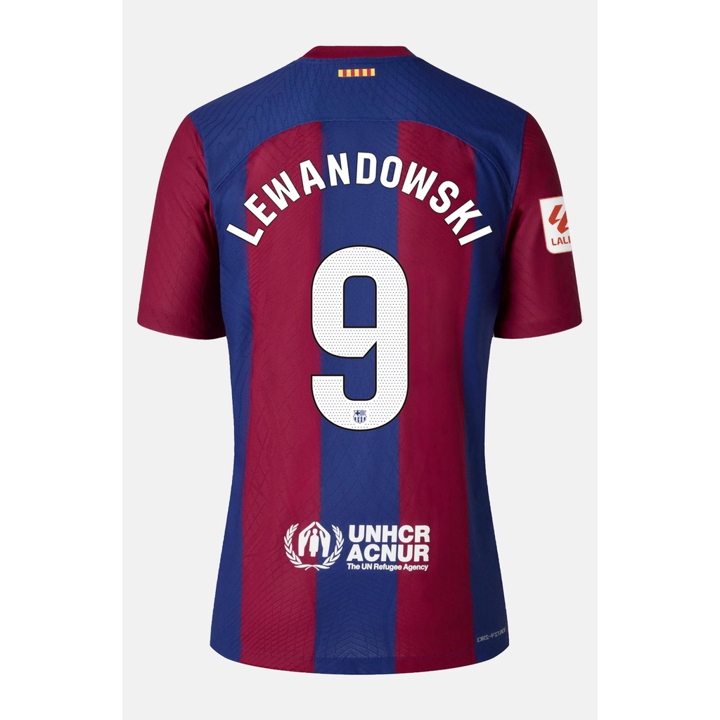 Áo Thun Bóng Đá Thể Thao QY 2023-2024 Barcelona Sân Nhà Lewandowski Jong Fati Dembele Pedri Plus Size