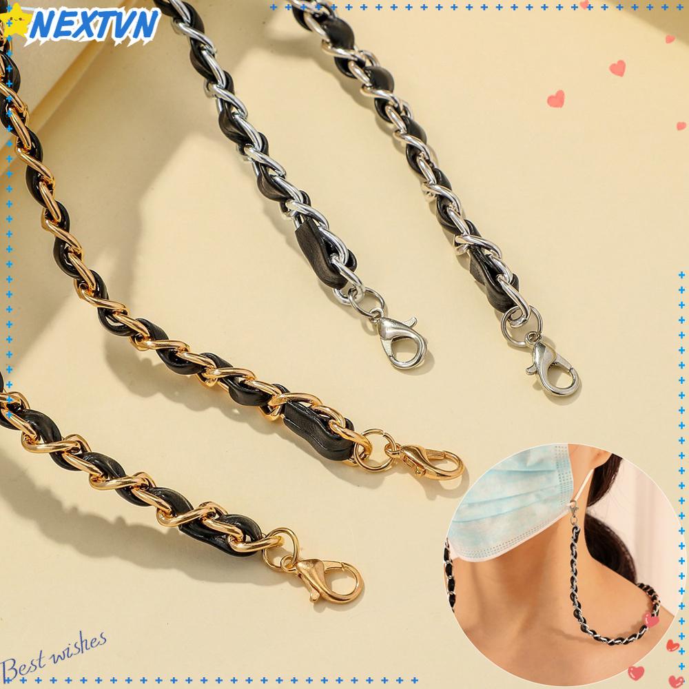 Dây Đeo Giữ Mắt Kính Bằng Da PU Chống Trượt Cho Nam Nữ