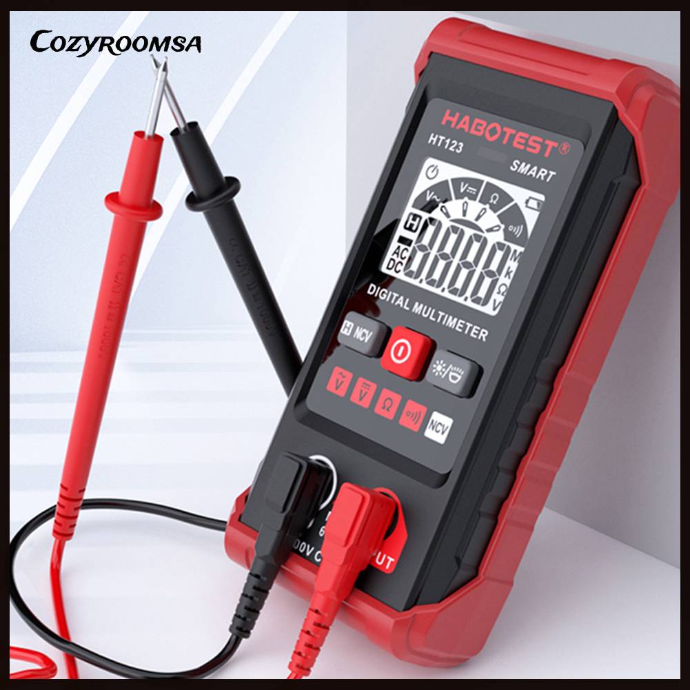 Vôn Kế DC AC Có Đèn Nền Ohm RMS 2000 Chuyên Dụng Cho Gia Đình