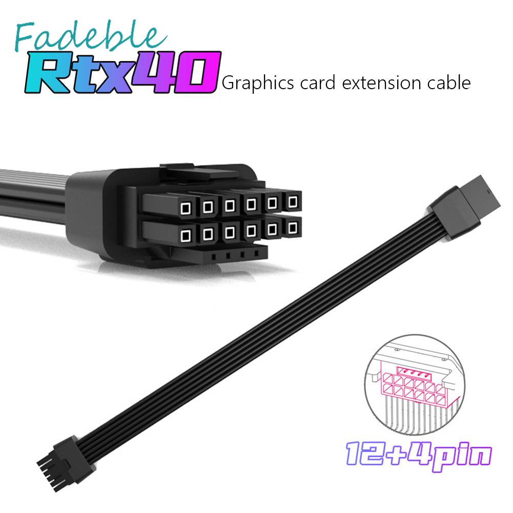 Dây Cáp Nguồn GPU 70cm 16pin (12 + 4) 12VHPWR 16AWG Cho RTX 3090Ti 4070Ti 4080 4090
