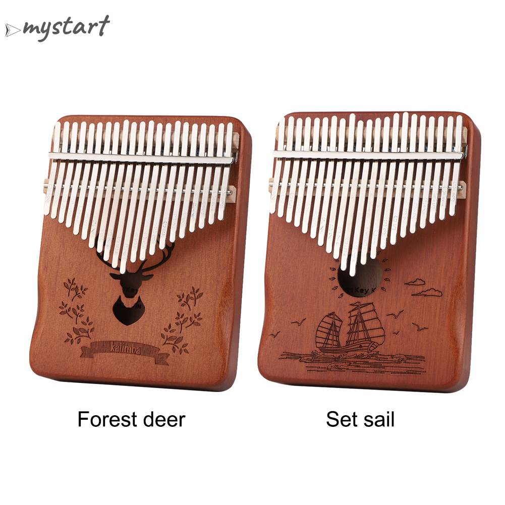 Đàn Kalimba 21 Phím Bằng Gỗ Trơn