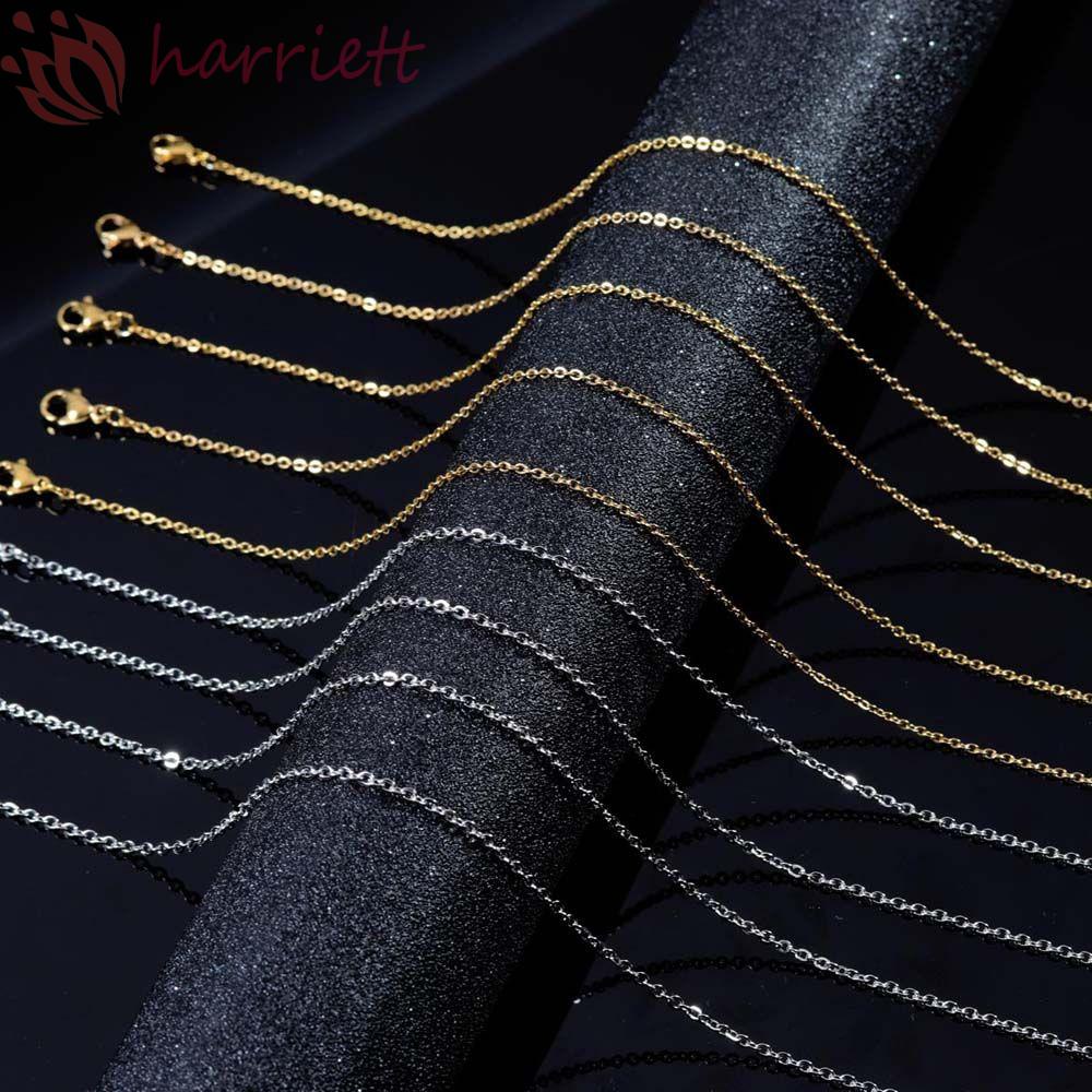 Dây Xích Bằng Thép Không Gỉ Thiết Kế Đơn Giản Tiện Dụng|Dây Chuyền Có Khóa Tôm Hùm Nhiều Màu Sắc Dùng Làm Trang Sức