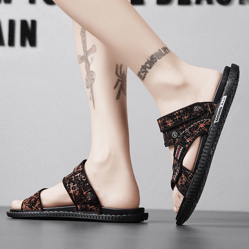 Dép Sandal Đế Bằng Phong Cách Thời Trang Mới Mùa Hè Cho Nam Giới