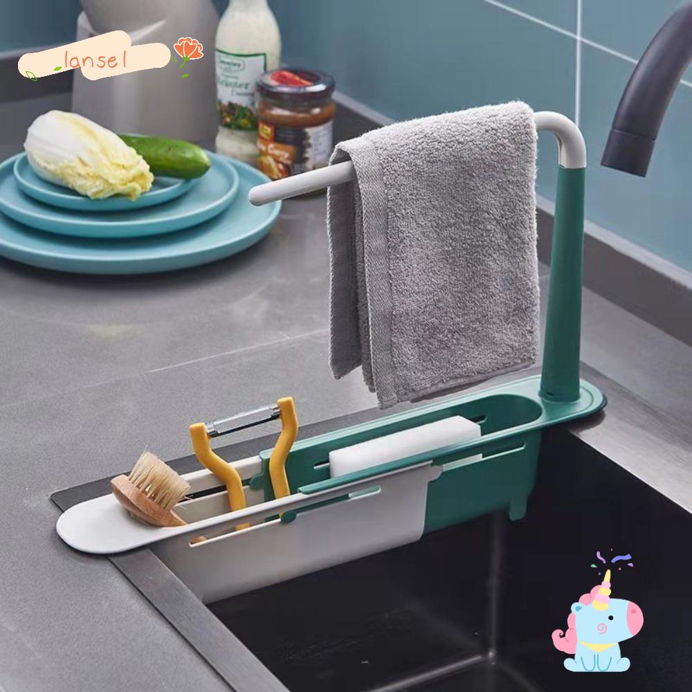 Giá Treo Khăn Gắn Bồn Rửa Chén Nhà Bếp Thiết Kế Mới Điều Chỉnh Đ