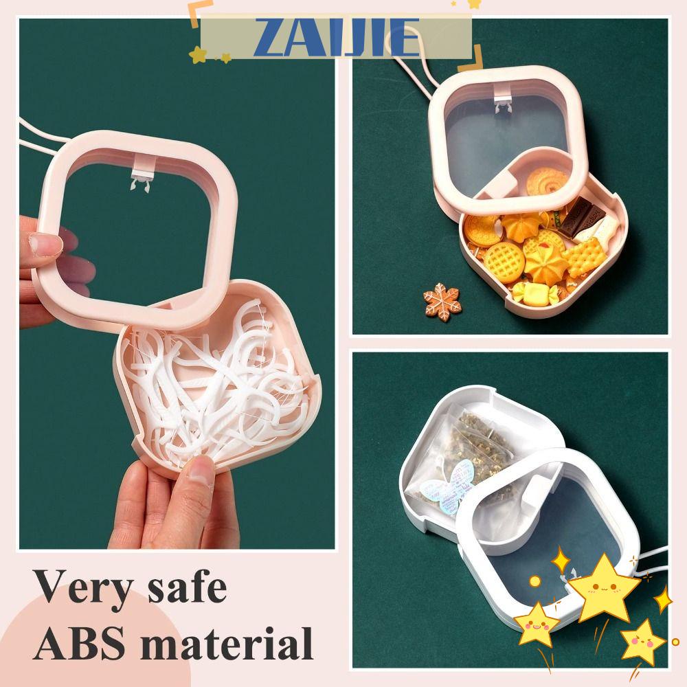 Set 24 / 6 Hộp Đựng Tăm Bông / Kẹp Tóc Di Động Có Nắp Đậy Đa Ứng