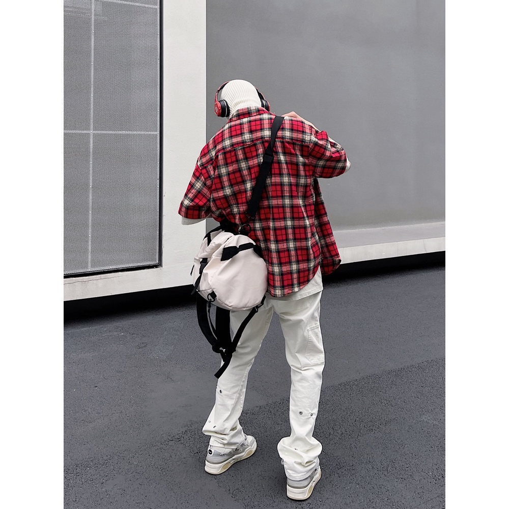 Áo Sơ Mi Ngắn Tay Dáng Rộng Thêu Chữ Thời Trang Mùa Hè Dành Cho Nam