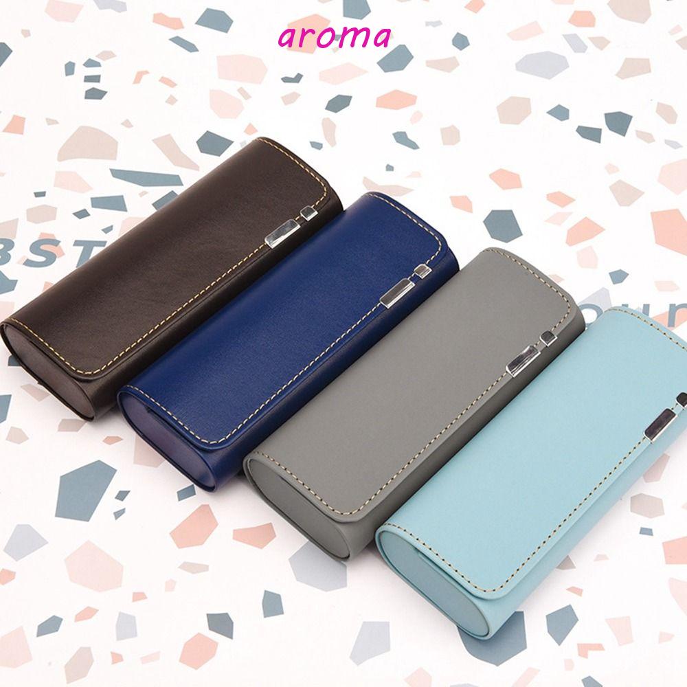 Hộp Đựng Mắt Kính Bằng Da PU Có Khóa Cài Tiện Dụng Cho Nữ Ốp