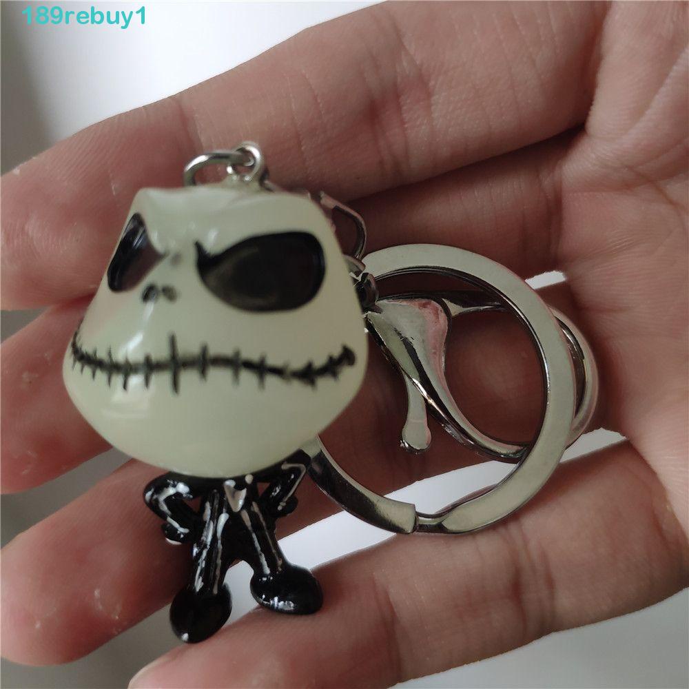 Móc Khóa Hình Đầu Lâu REBUY1 Cá Tính Trang Trí Halloween