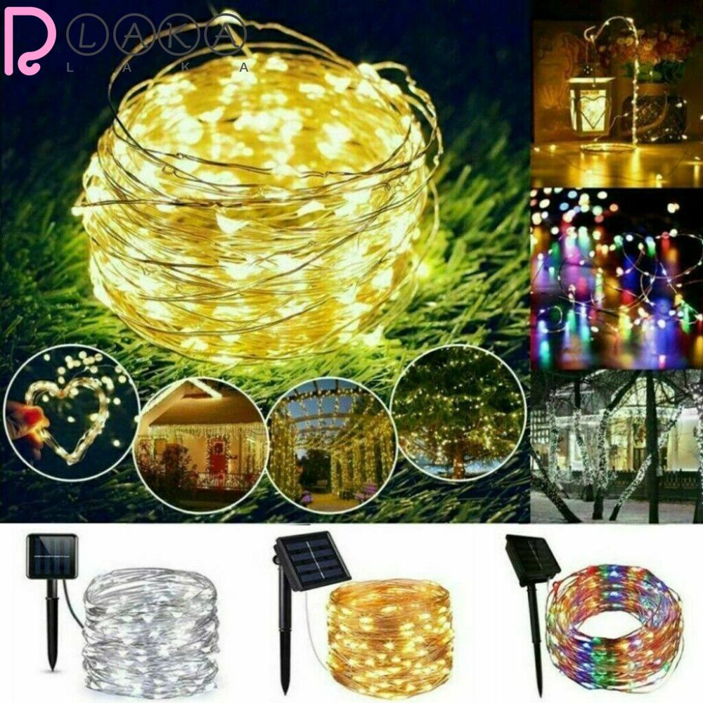Dây Đèn Led 100 Bóng 8 Chức Năng Dài 12m Trang Trí Giáng Sinh