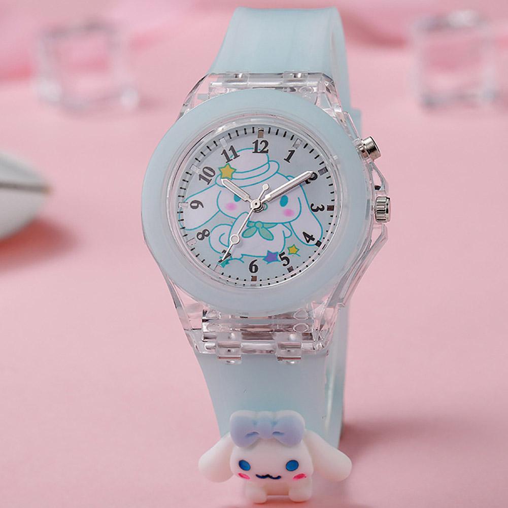 Đồng Hồ LED Dây Silicon Họa Tiết Hoạt Hình Đa Năng H8S4