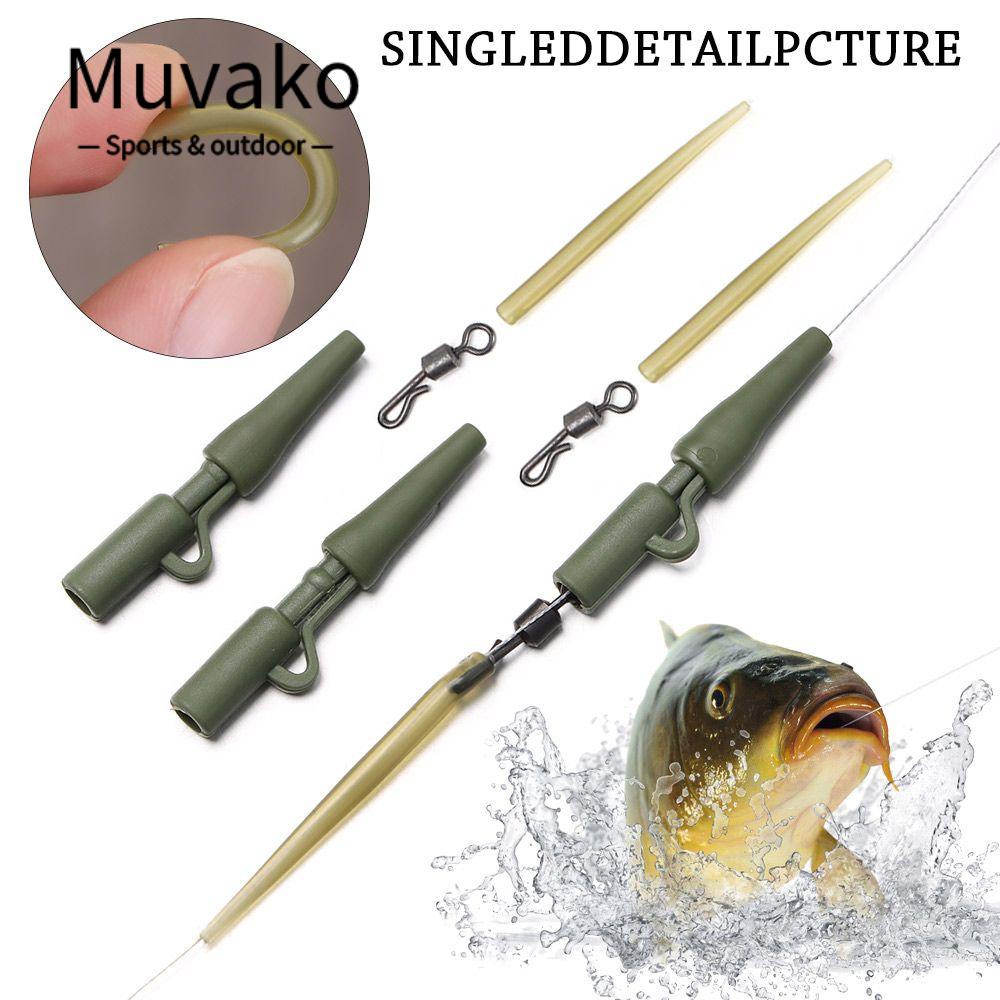 MUVAKO Set 40 Kẹp Cao Su Chuyên Dụng Cho Câu Cá An Toàn Ngoài Trời