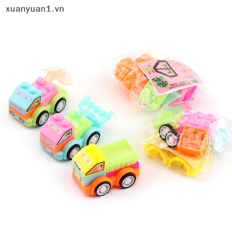 Set 2 Mô Hình Xe Hơi Khủng Long / Heo / Khủng Long Đồ Chơi Giáo Dục Cho Bé Màu Sắc Ngẫu Nhiên