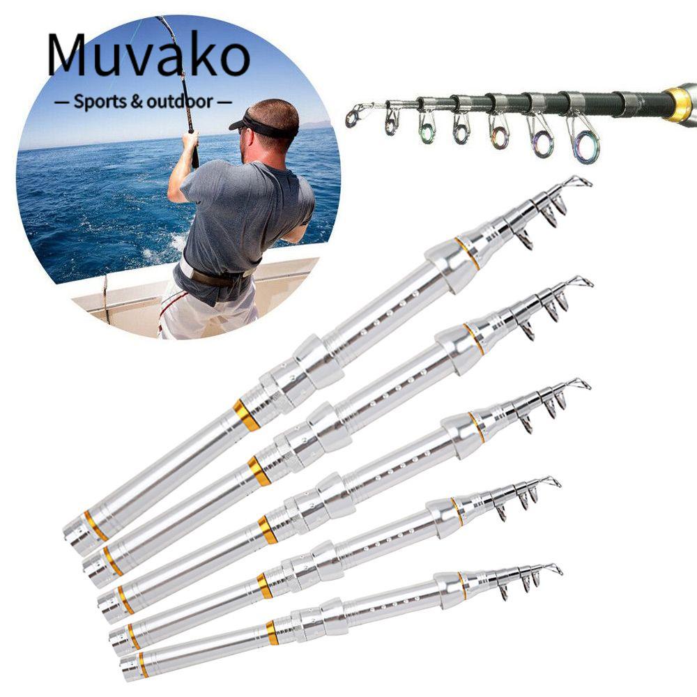 MUVAKO Cần Câu Cá Siêu Nhẹ Có Thể Điều Chỉnh Tiện Dụng