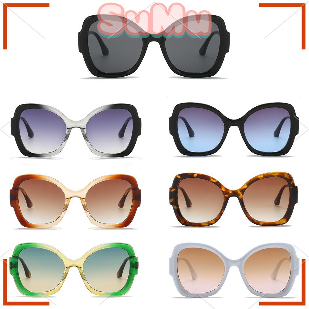 Kính Chống Nắng Tia UV400 Họa Tiết Bướm Phong Cách Punk