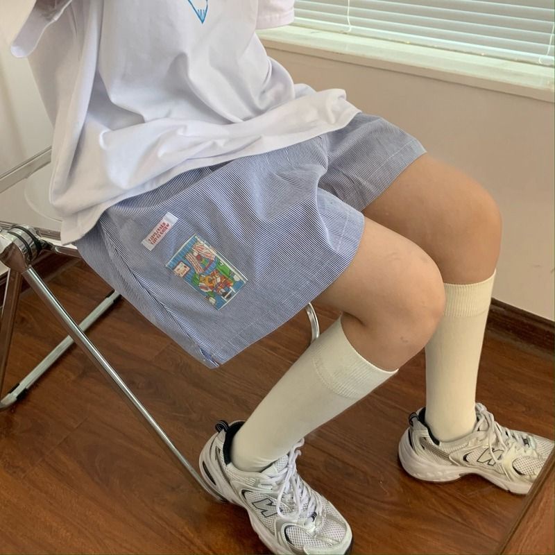 Quần ngắn ống rộng Plus Size Thời Trang Mùa Hè Cho Nữ