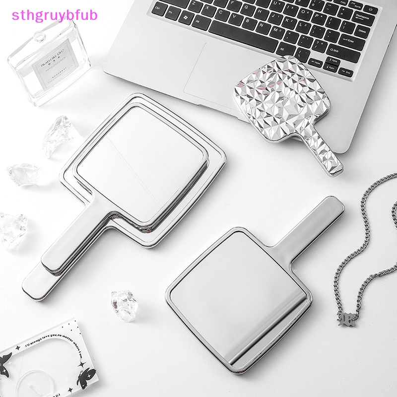 1 Gương Trang Điểm Cầm Tay Hình Vuông Lớn Dành Cho Nữ