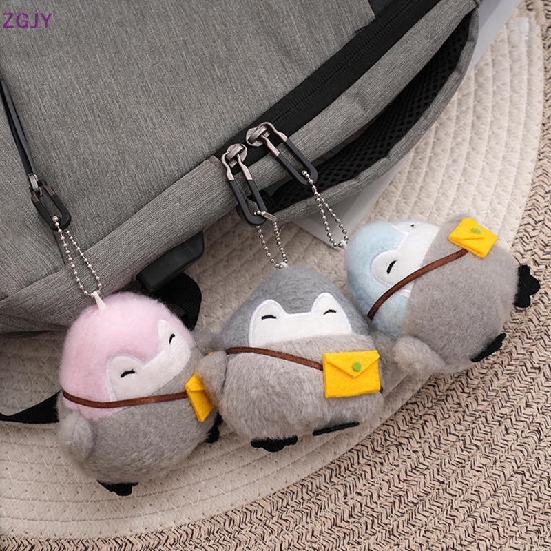 Móc Khóa Hình Chim Cánh Cụt Nhồi Bông Mềm Mại Dễ Thương Mới