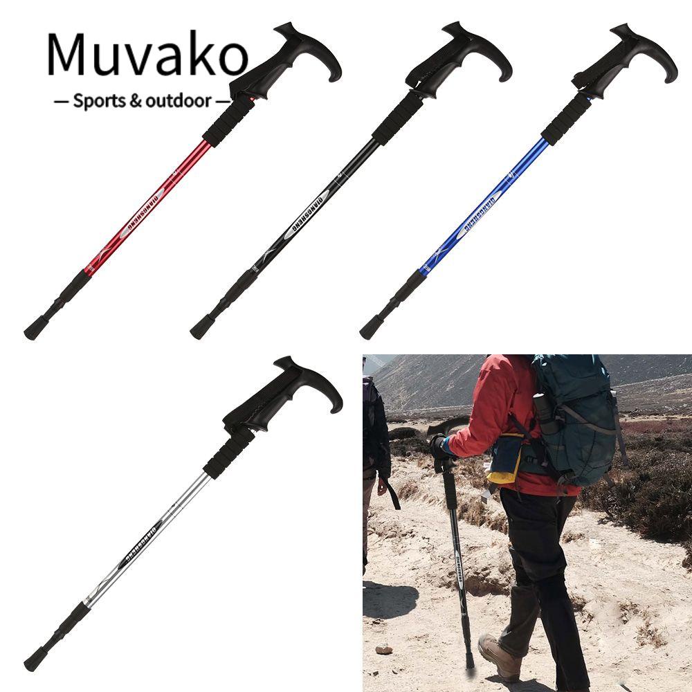 MUVAKO Gậy Đi Bộ Bằng Cao Su Siêu Nhẹ Chất Lượng Cao Phong Cách Bắc Âu