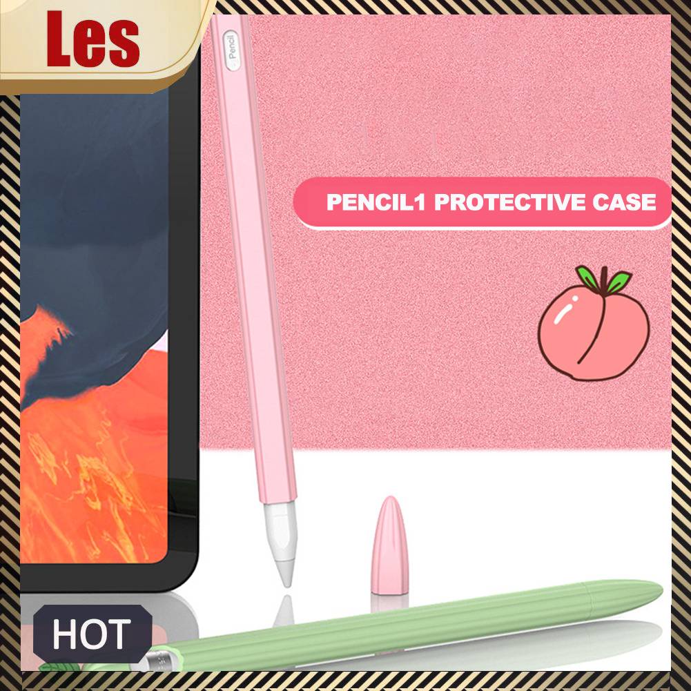 Vỏ Bảo Vệ Bút Cảm Ứng Bằng Silicon Họa Tiết Trái Cây Dễ Thương Cho Appie Pencil