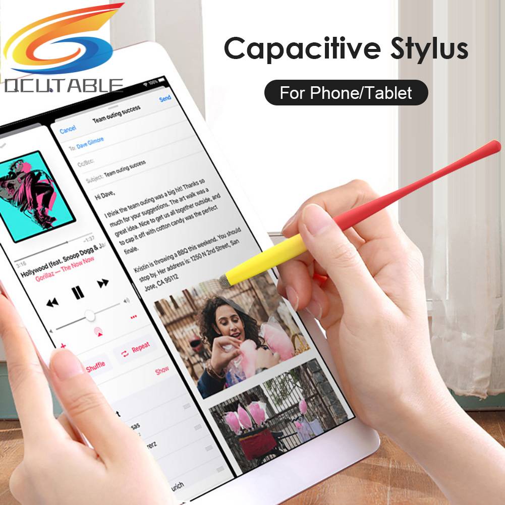 Bút Cảm Ứng Stylus Gắn Màn Hình Màu Gradient Với Đầu Sợi