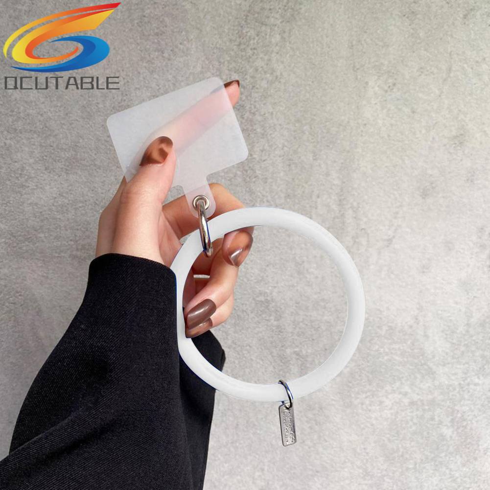 Vòng Đeo Tay Chống Thất Lạc Bằng Silicon Mềm Gắn Điện Thoại Tiện Dụng
