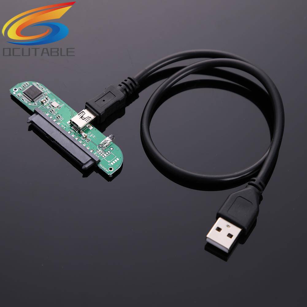 (MớI) Cáp ChuyểN Ổ CứNg USB 2.0 Sang SATA 7 + 15 Pin 2.5 "