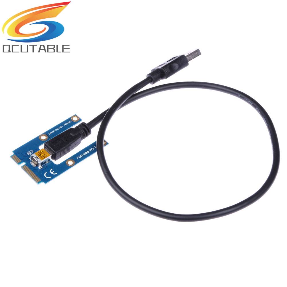 Card Mở Rộng Pcie 1x Sang 16X Kèm Cáp SATA Và USB 3.0 6Pin