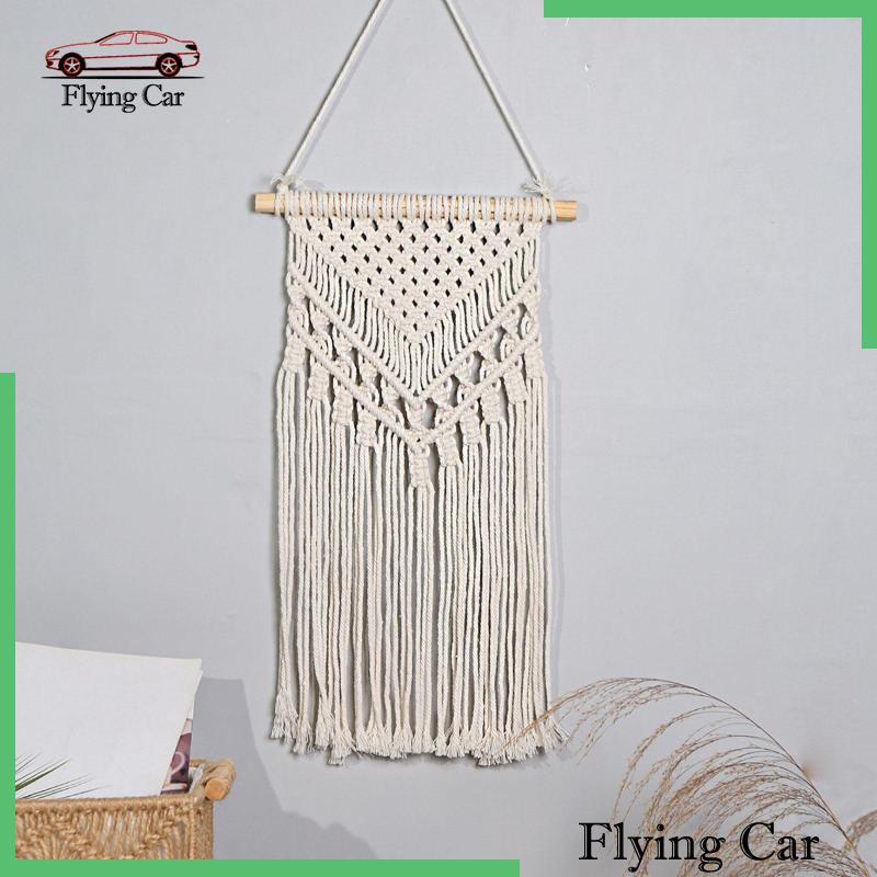 Dây Tua Rua Macrame Treo Tường Trang Trí Phòng Khách / Cửa Sổ Kiểu Boho Lzdjfmy2