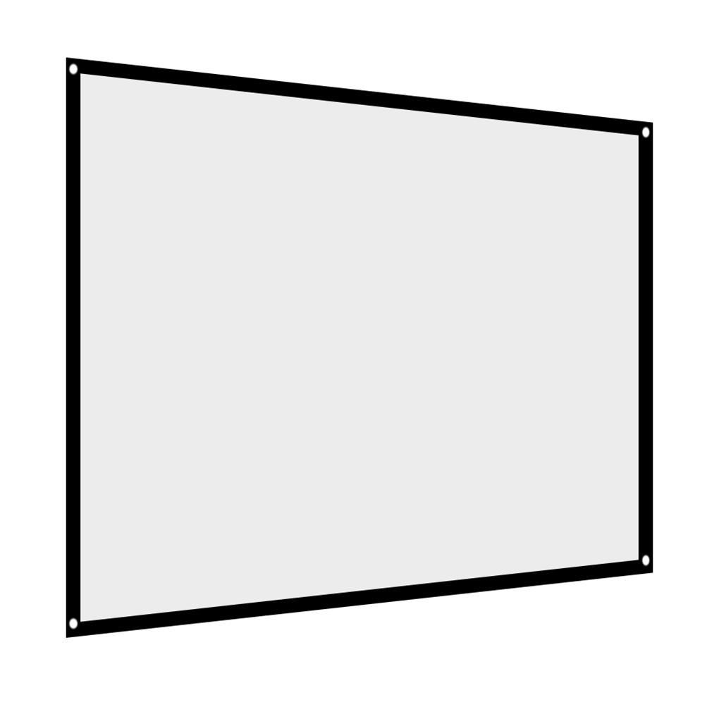 (runbu) 1 Màn Chiếu Trắng 84inch 4: 3 Có Thể Gập Lại Được