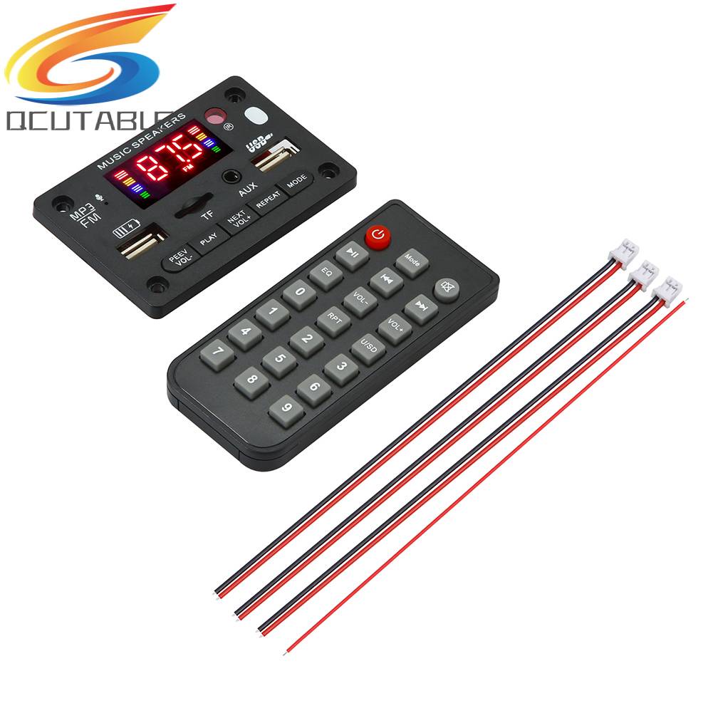 Bảng Mạch Khuếch Đại Âm Thanh Bluetooth 5.0 MP3 DC 7-24V 2x40W Chuyên Dụng Cho Xe Hơi / Nhà Cửa